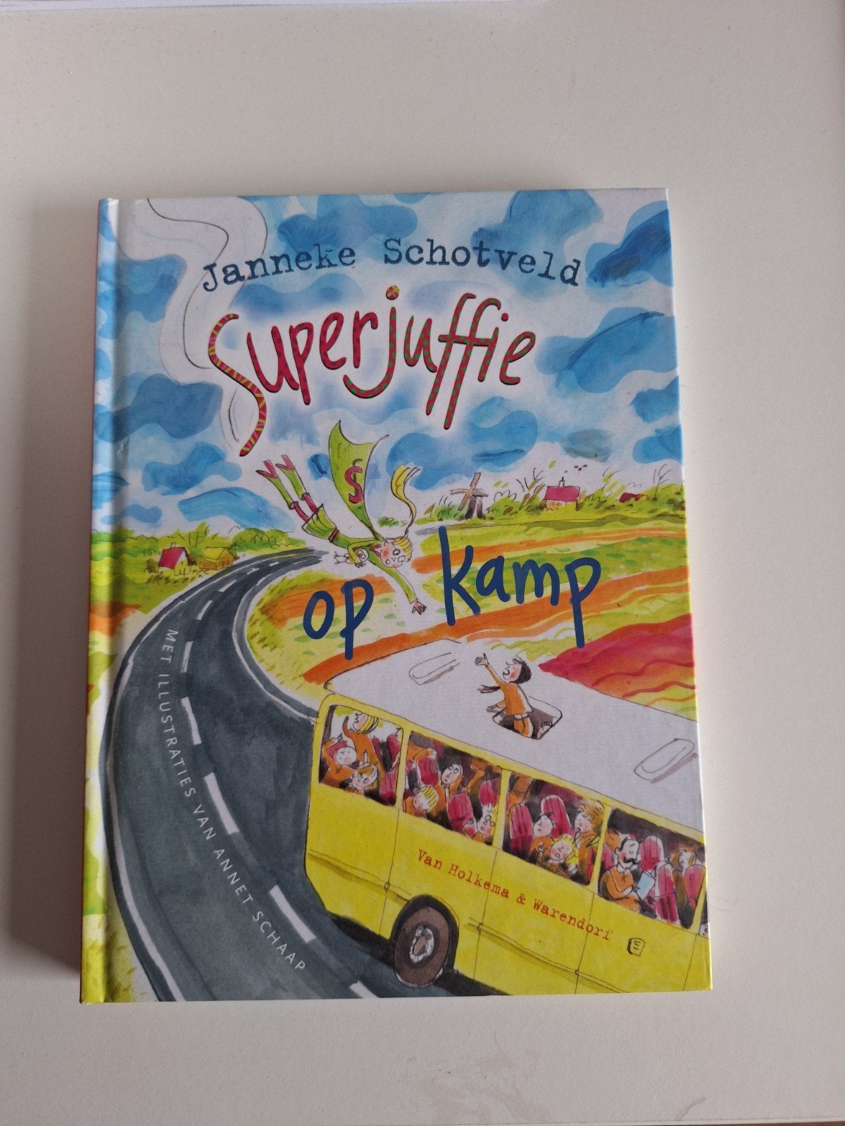 Boek Superjuffie op kamp, Boeken, Ophalen, Zo goed als nieuw