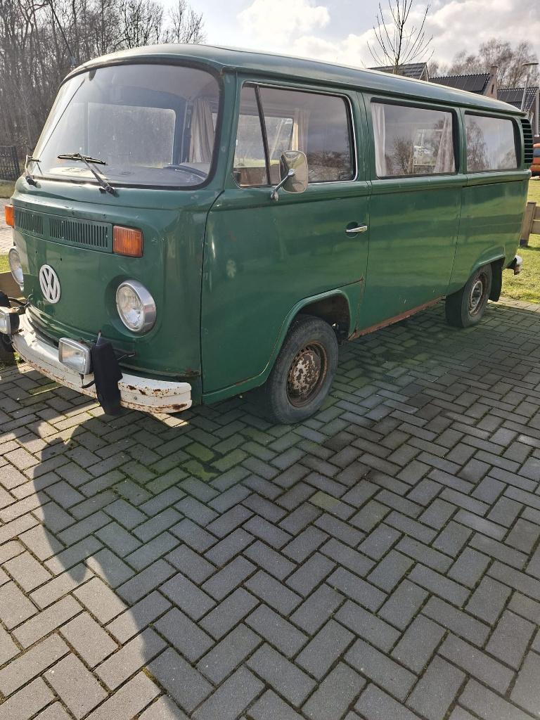 volkswagen t2b ramen bus camper 1975, Auto's, Stof, Beige, 1600 cc, Particulier