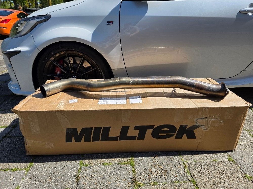 Milltek Centre Silencer Delete Pipe GR Yaris 2020-2024, Auto-onderdelen, Uitlaatsystemen, Ophalen of Verzenden, Gebruikt, Toyota