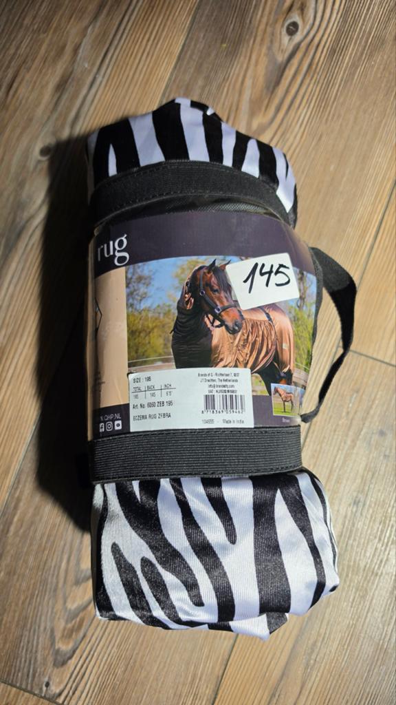 Zebra paarden eczeemdeken maat 6'5, Ophalen of Verzenden, Nieuw