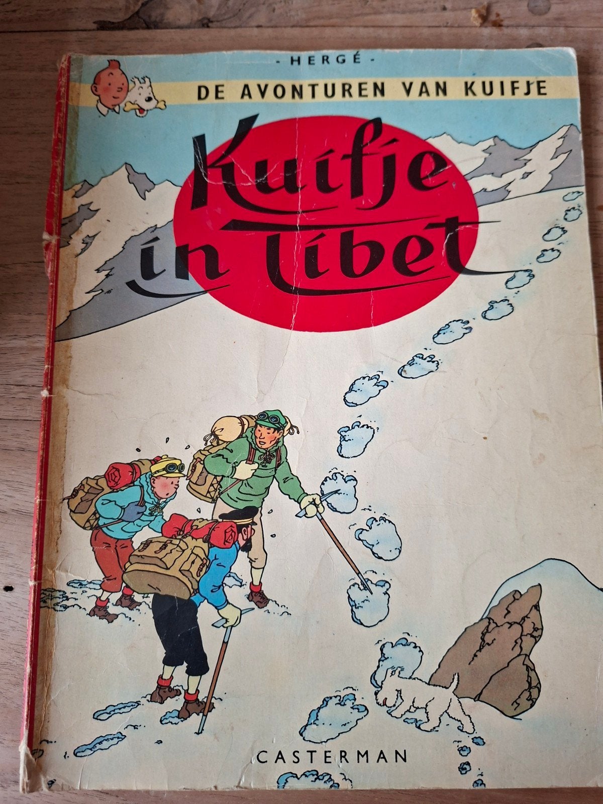 Kuifje in Tibet - Eerste Druk (1960) - Hergé, Ophalen of Verzenden