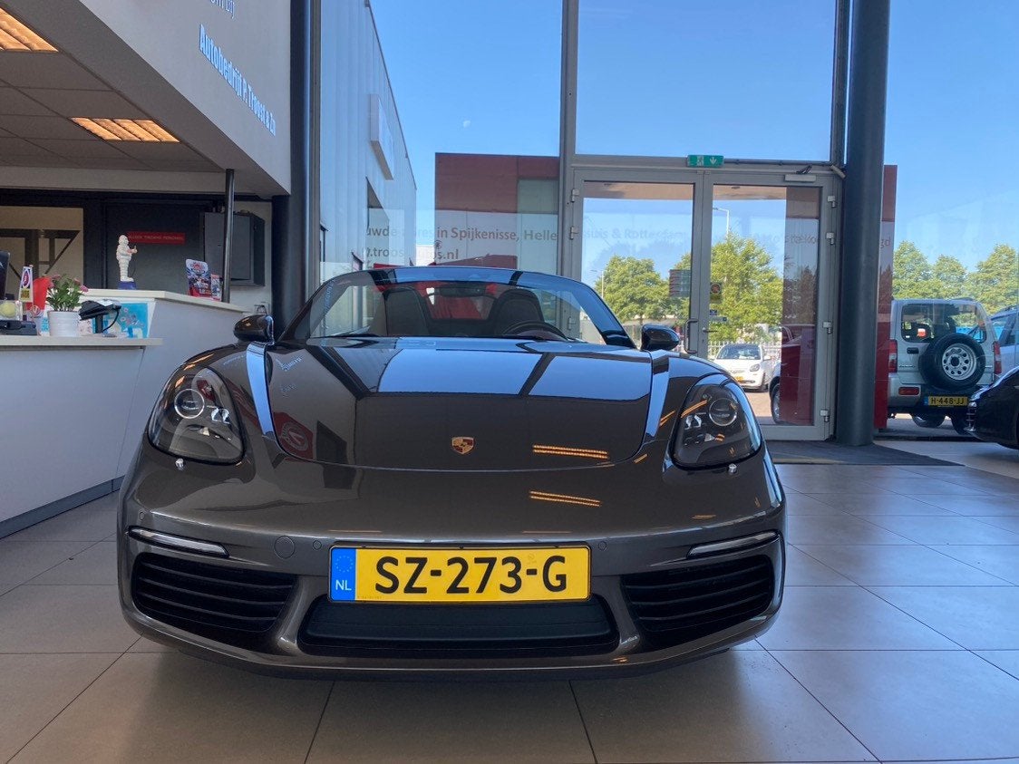 Porsche 718 Boxster S 2.5 PDK Navigatie/Climate & Cruise Con, Auto's, Porsche, Achterwielaandrijving, Gebruikt, Bedrijf, Automatische klimaatregeling