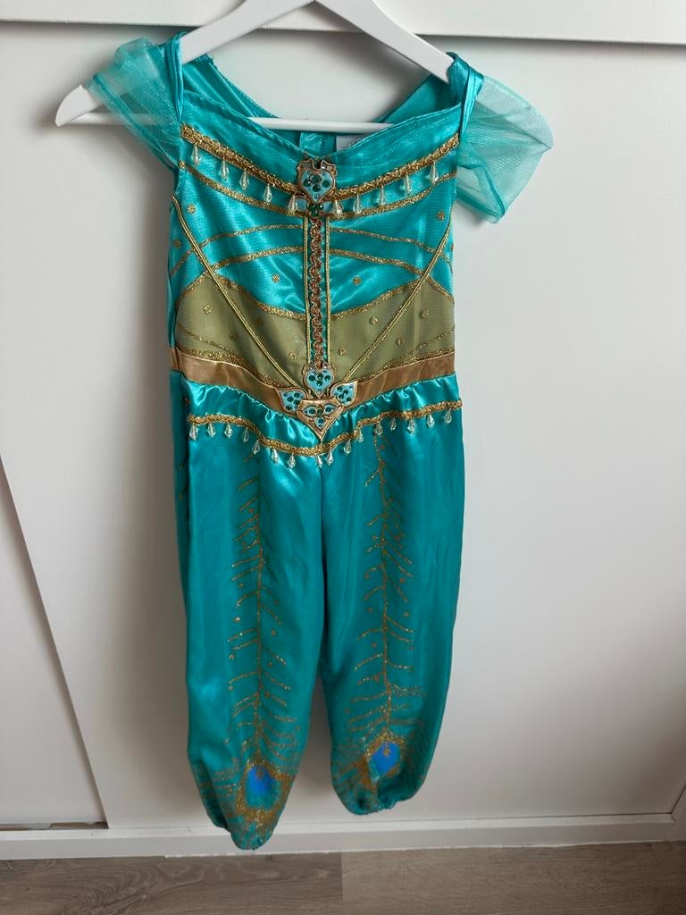 Disney Prinses Jasmine kostuum - Maat 128, Ophalen of Verzenden, Gebruikt, 122 t/m 128, Meisje