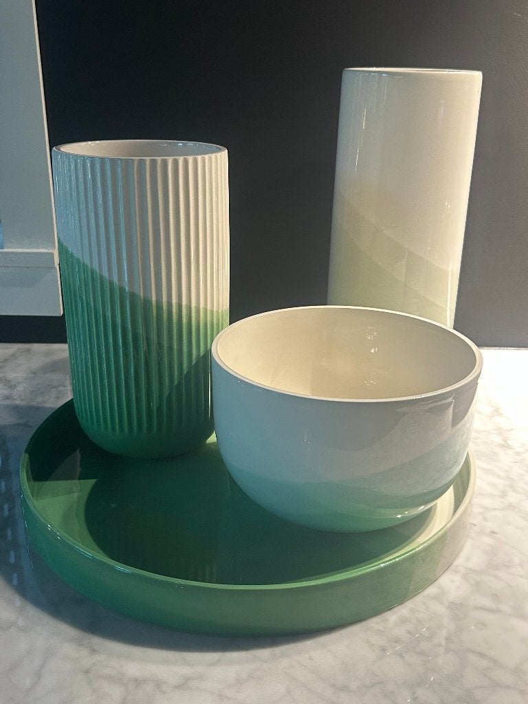 Vitra Raw-Edges Vessels Set | Mint, Sand & Groen, Huis en Inrichting, Ophalen of Verzenden, Zo goed als nieuw, Steen/keramiek