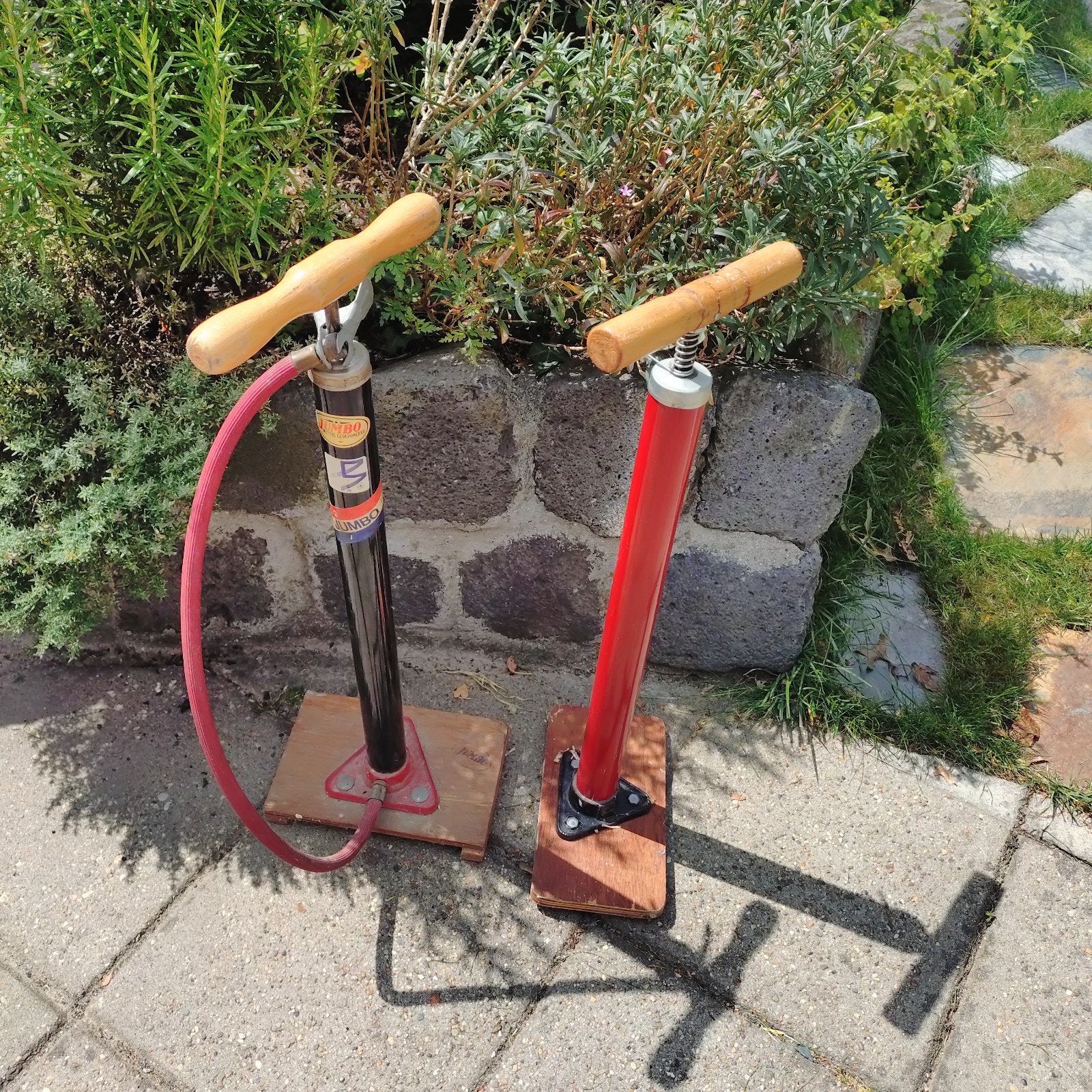 fietspomp+reserve, Ophalen