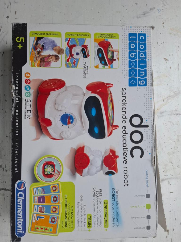 Clementoni Doc Coding Lab Educatieve Robot - Compleet, Ophalen of Verzenden, Gebruikt, Elektronica, Met licht