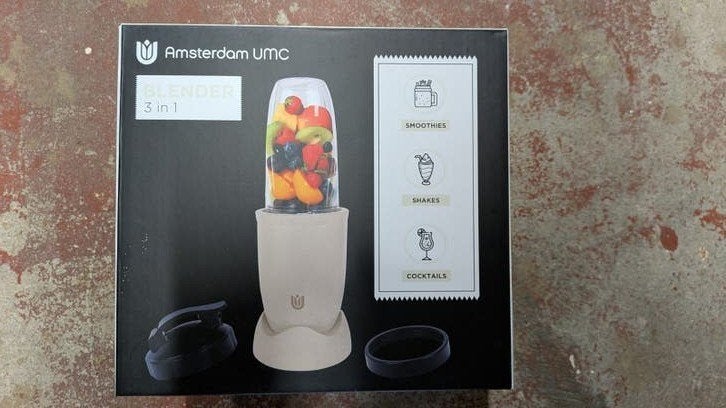 Amsterdam UMC 3-in-1 Blender - Nieuw in doos, Witgoed en Apparatuur, Blenders, Ophalen, Nieuw, Blender