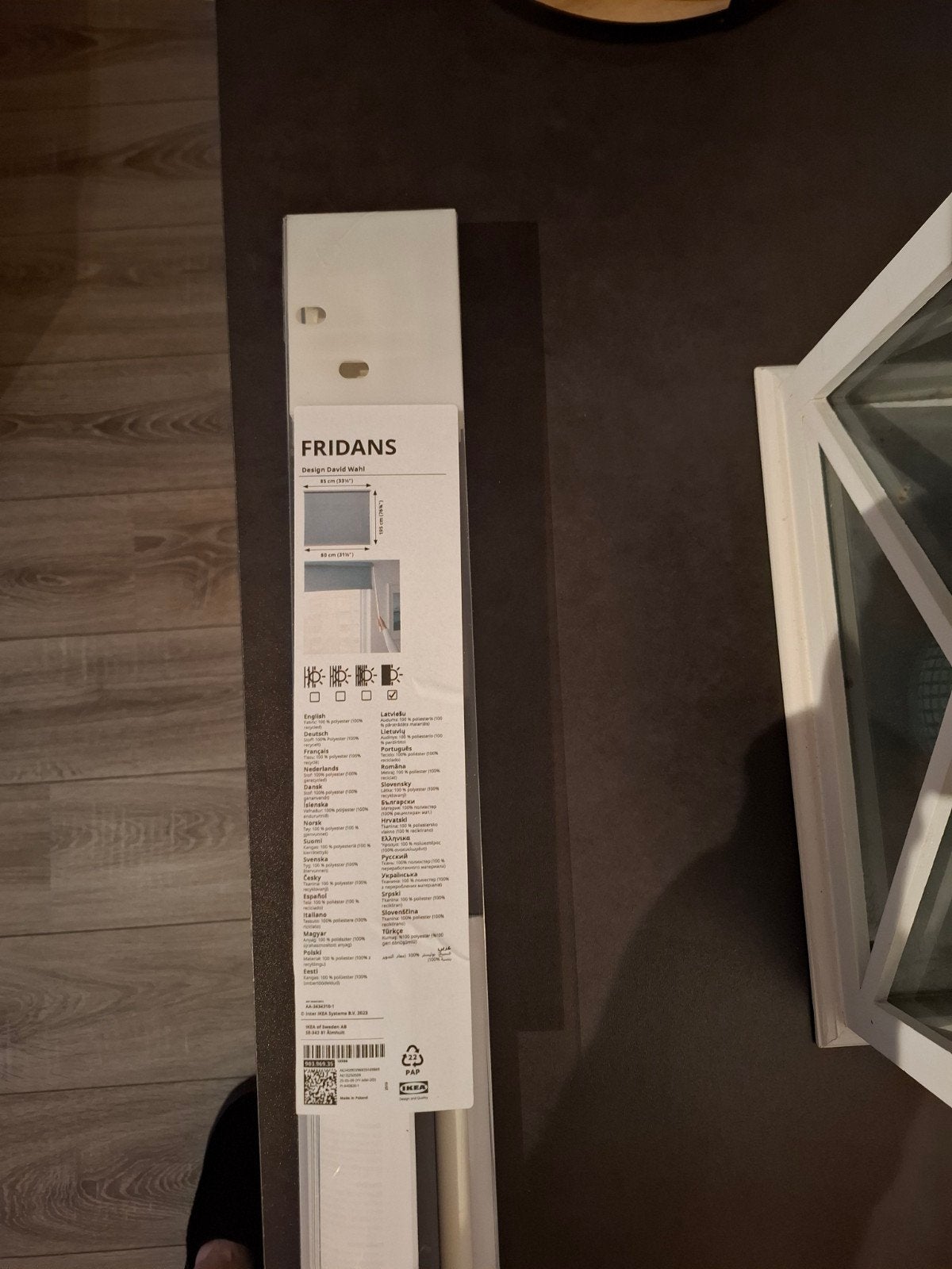 Ikea verduisterend rolgordijn grijs, Ophalen, Verduisterend, Rolgordijn, IKEA