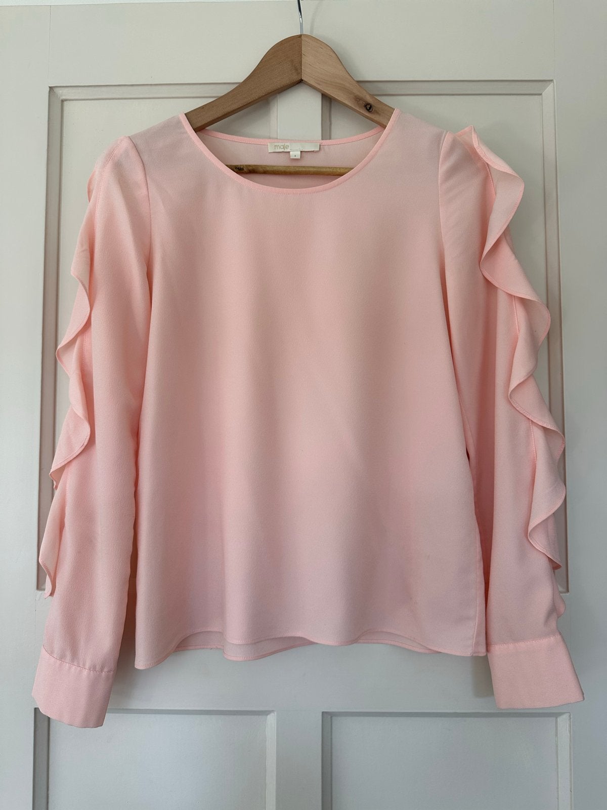 Maje roze blouse maat 1, zo goed als nieuw, Ophalen of Verzenden, Zo goed als nieuw, Maat 34 (XS) of kleiner, Roze