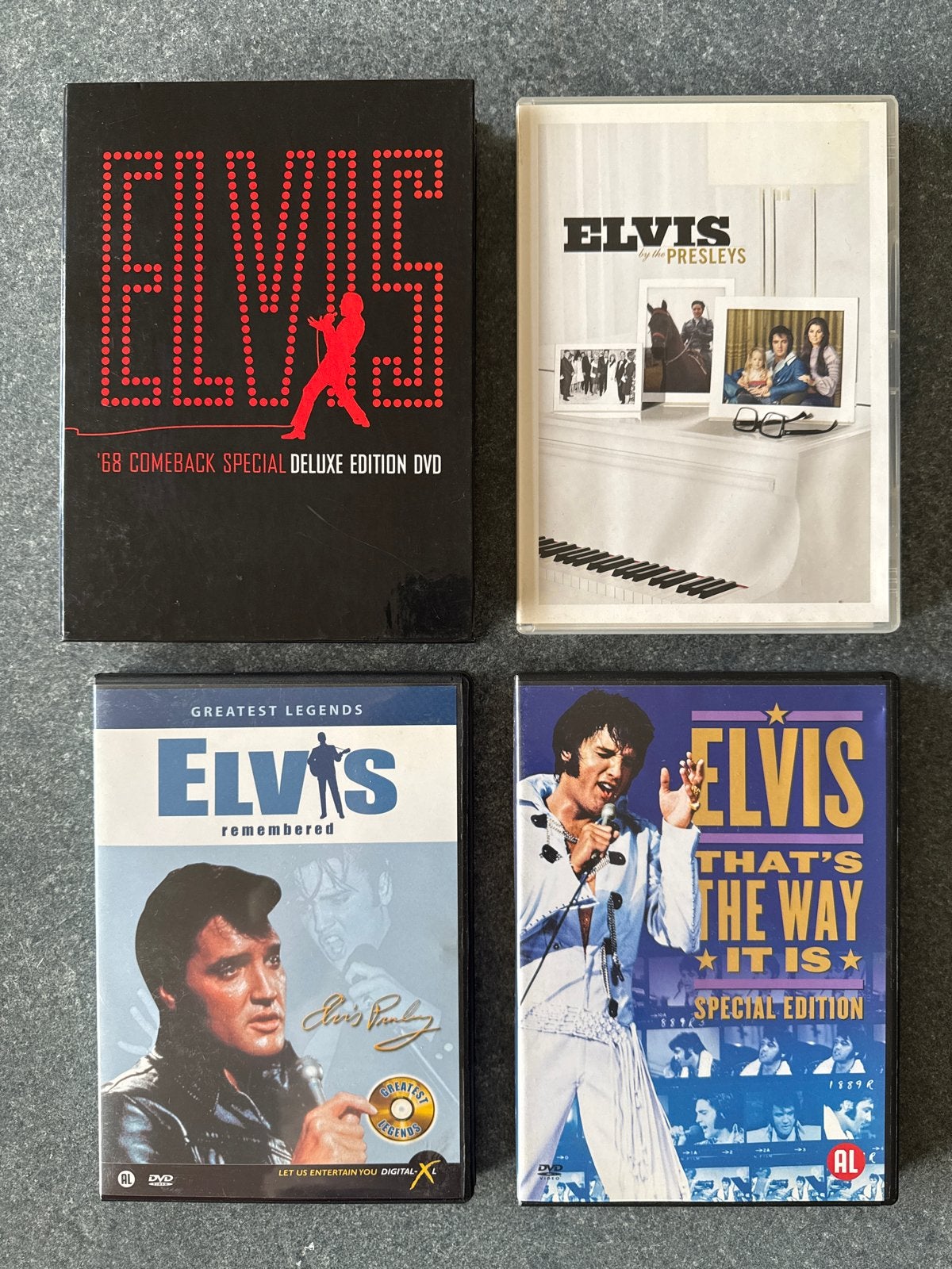 Elvis Presley DVD Collectie: 4 Speciale Edities, Nederlands, Ophalen of Verzenden, Concert, Gebruikt