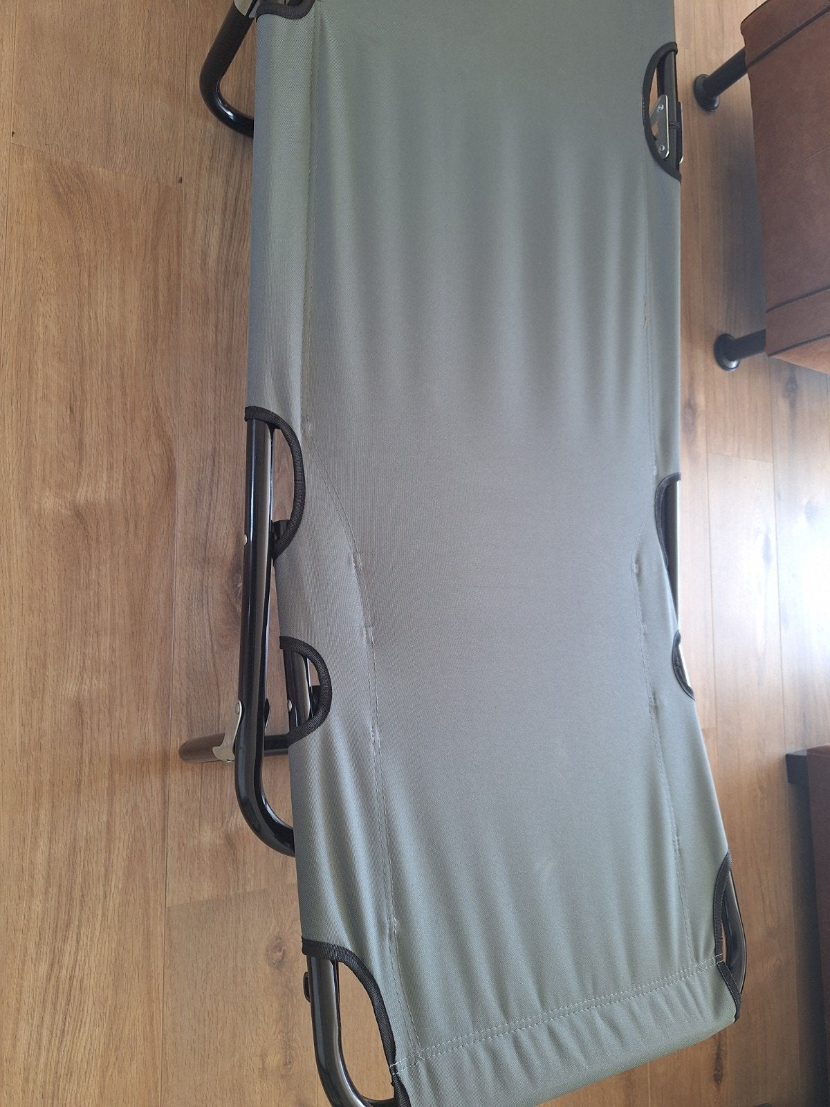2 ligbedden/stretchers 2 voor €25!!!, Ophalen, Zo goed als nieuw, Aluminium, Verstelbaar