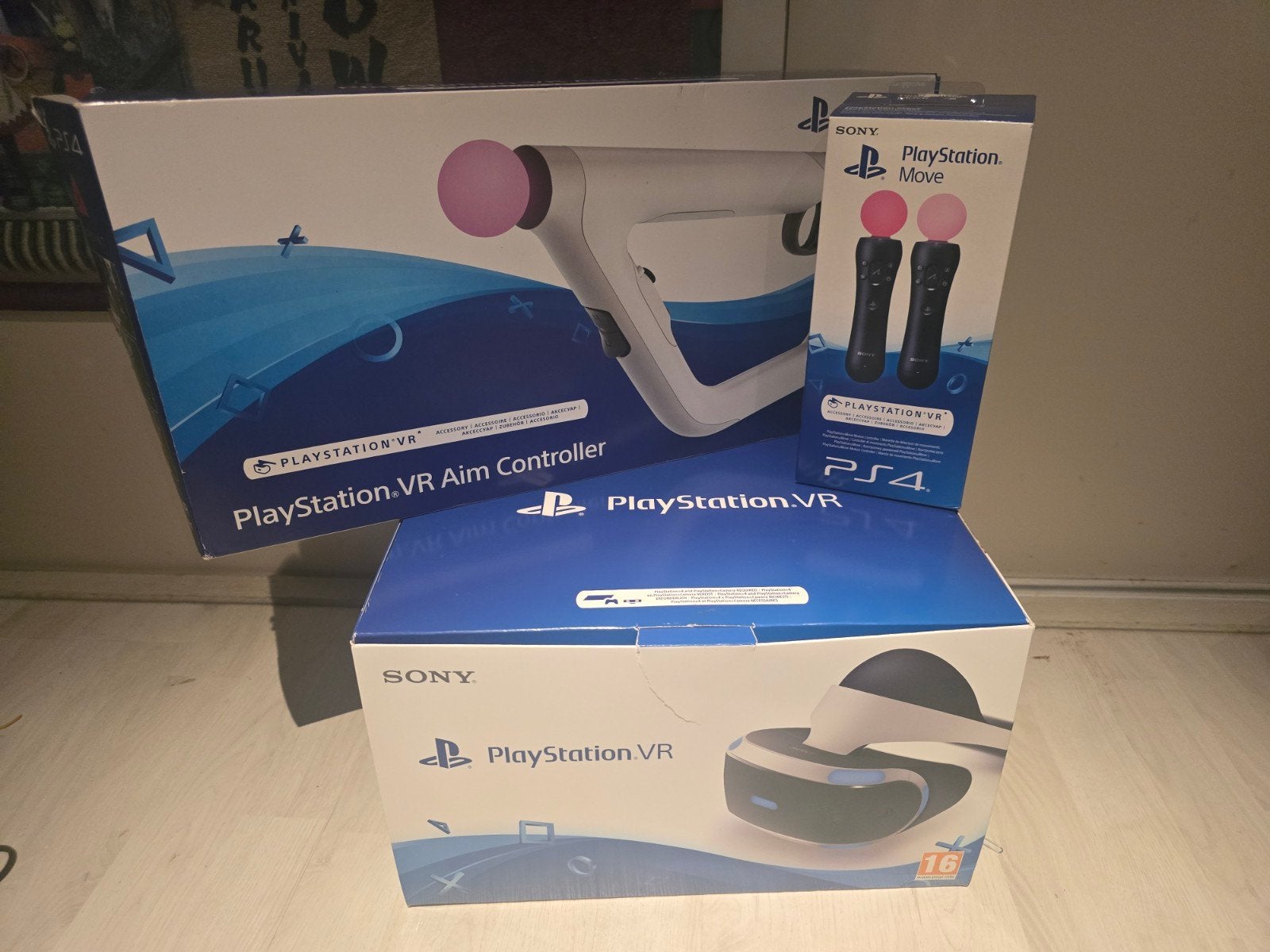 PlayStation VR V2 Compleet met Move & Aim Controller, Spelcomputers en Games, Virtual Reality, Ophalen of Verzenden, Zo goed als nieuw