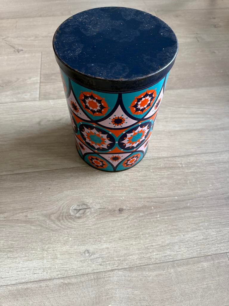 Vintage Tomado blik - Gebruikt, Verzamelen, Blikken, Ophalen of Verzenden, Gebruikt, Overige, Overige merken