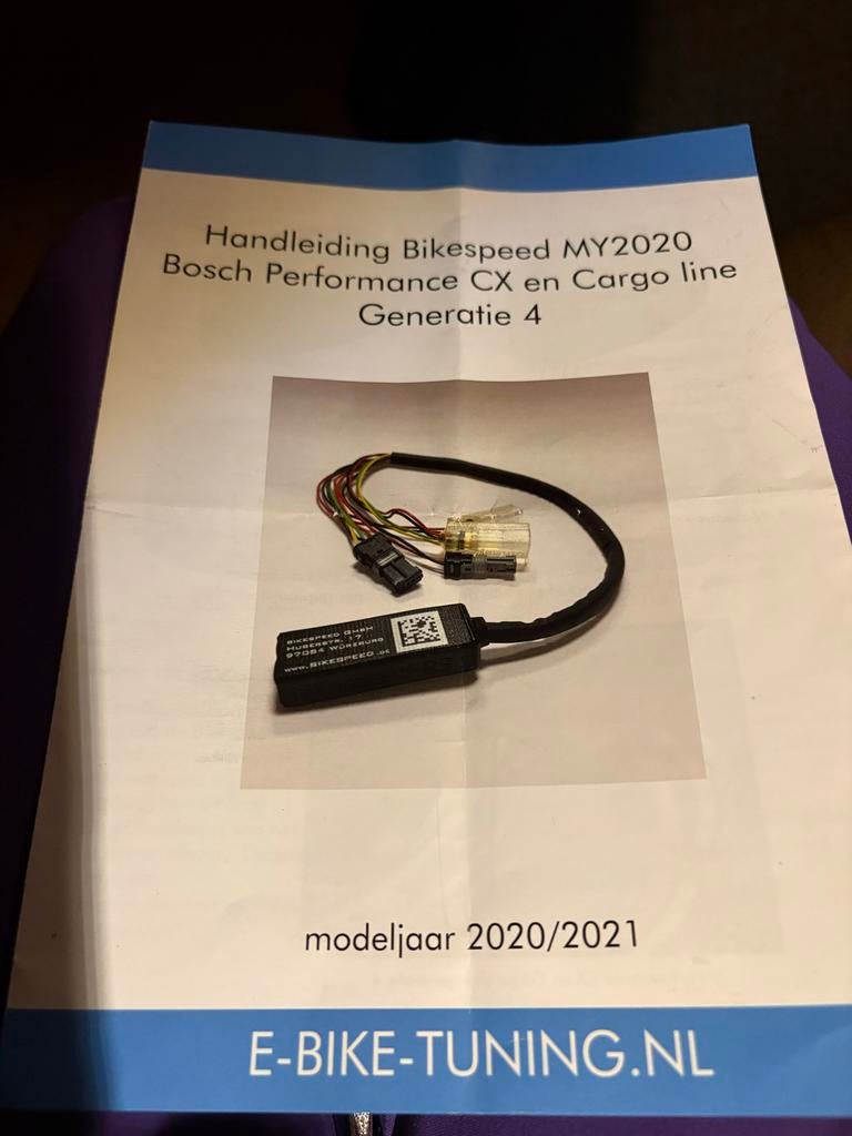 Bikespeed MY2020 Bosch Performance CX Gen 4 Tuning, Elektrische fiets, Kunststof, Ophalen of Verzenden, Zo goed als nieuw