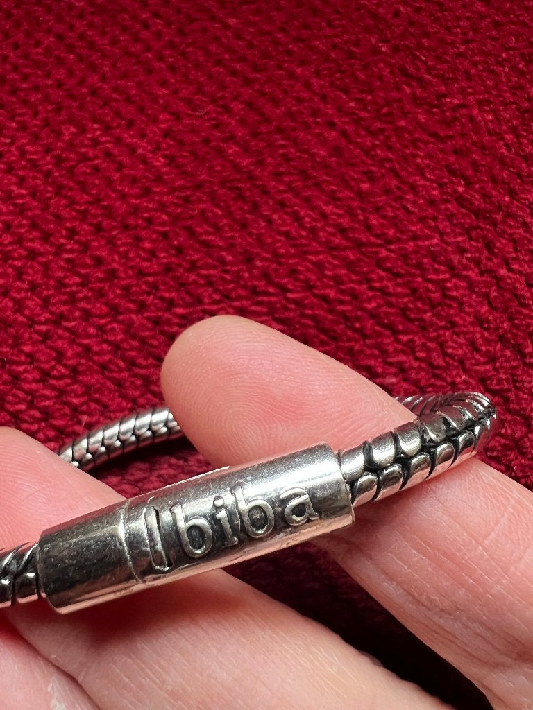 Biba armband, Ophalen, Zo goed als nieuw, Zilver, Staal