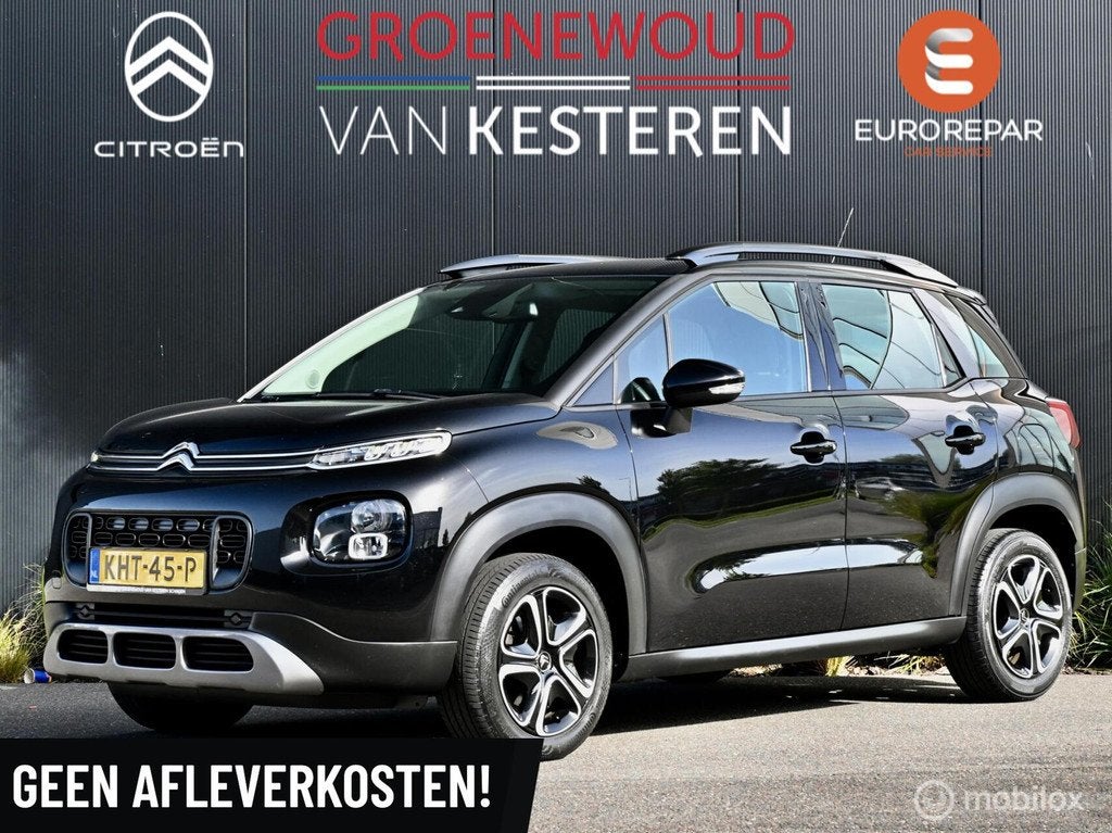 Citroen C3 Aircross 110pk Feel I Automaat I Navi I Airco I, 12 maanden, Gebruikt, 1199 cc, Zwart