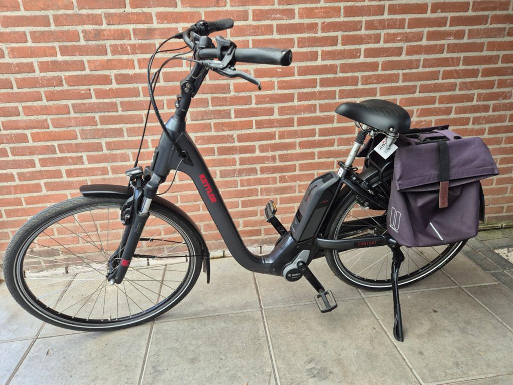 E-Bike Kettler Comfort extra lage instap  Bosch middenmotor, Gebruikt, 47 tot 51 cm, 50 km per accu of meer, Ophalen