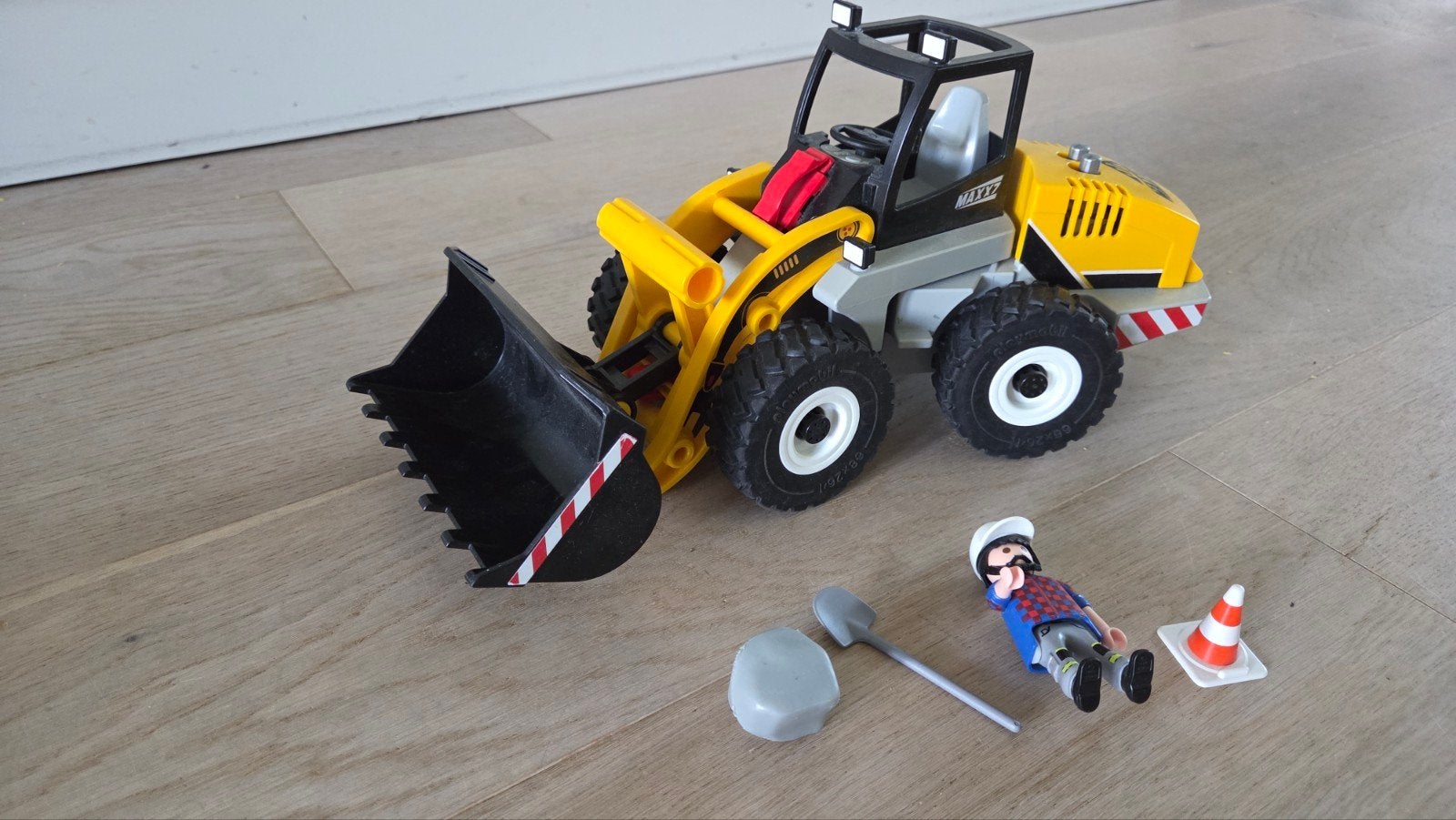 Playmobil bulldozer 5469 - Incompleet, Gebruikt, Complete set, Voertuig, Ophalen of Verzenden
