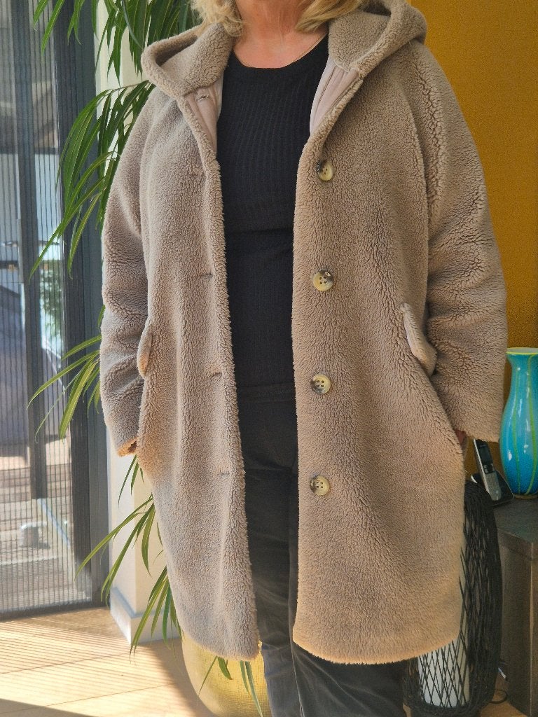 Teddy jas Beaumont, Maat 38/40 (M), Beige, Beaumont, Ophalen of Verzenden