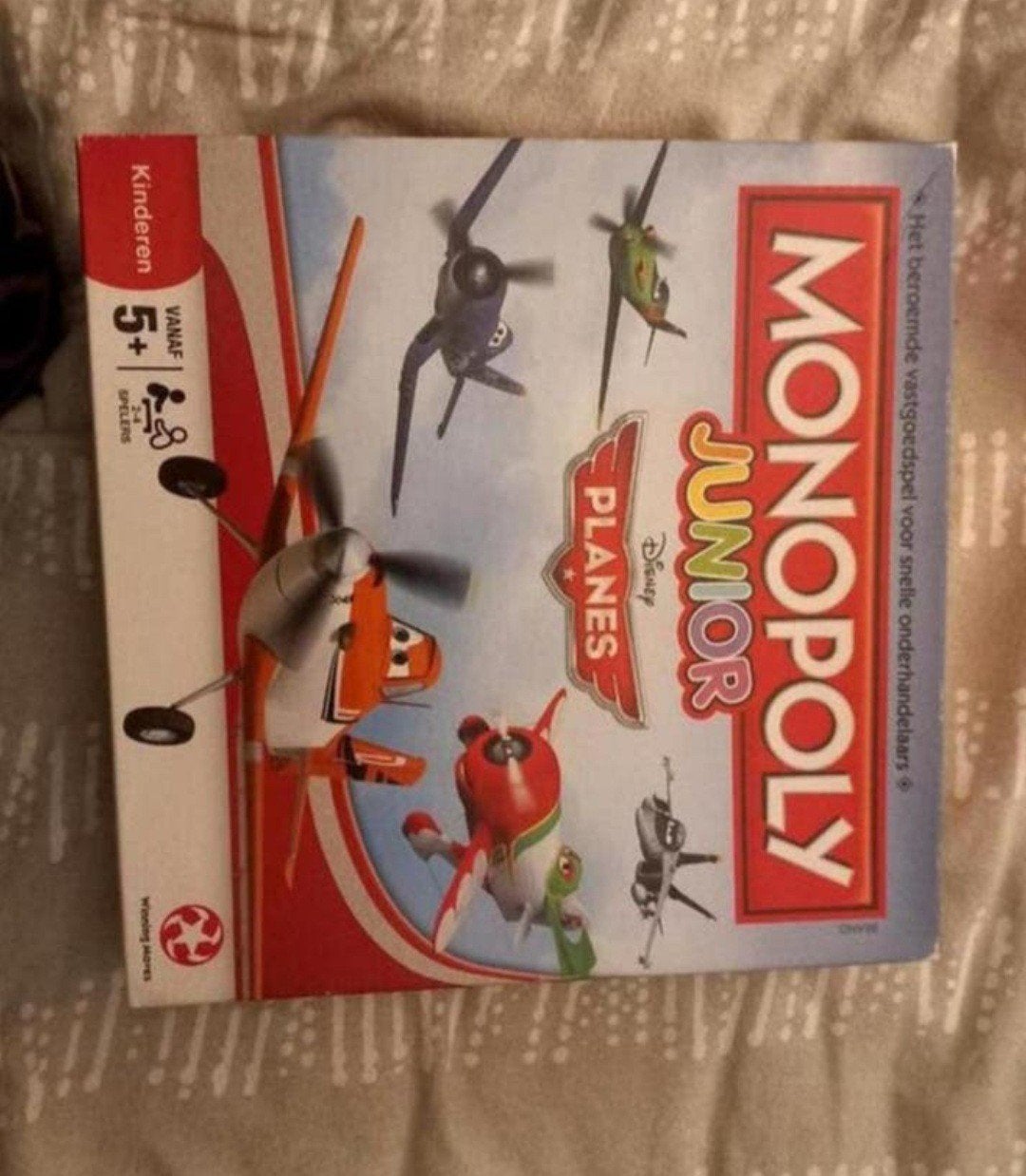 Monopoly Junior Disney Planes Bordspel, Hobby en Vrije tijd, Gezelschapsspellen | Bordspellen, Een of twee spelers, Ophalen of Verzenden