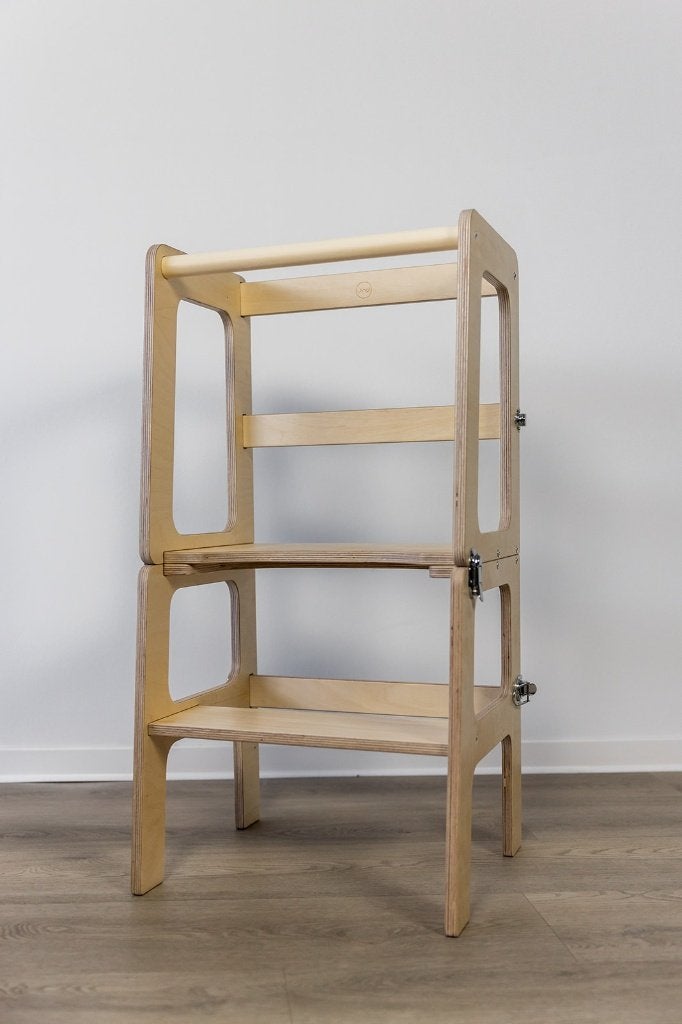 Houten montessori leertoren Jindl 2-in-1 houtkleur, Ophalen, Jindl, Info@jindl.nl, Overige typen