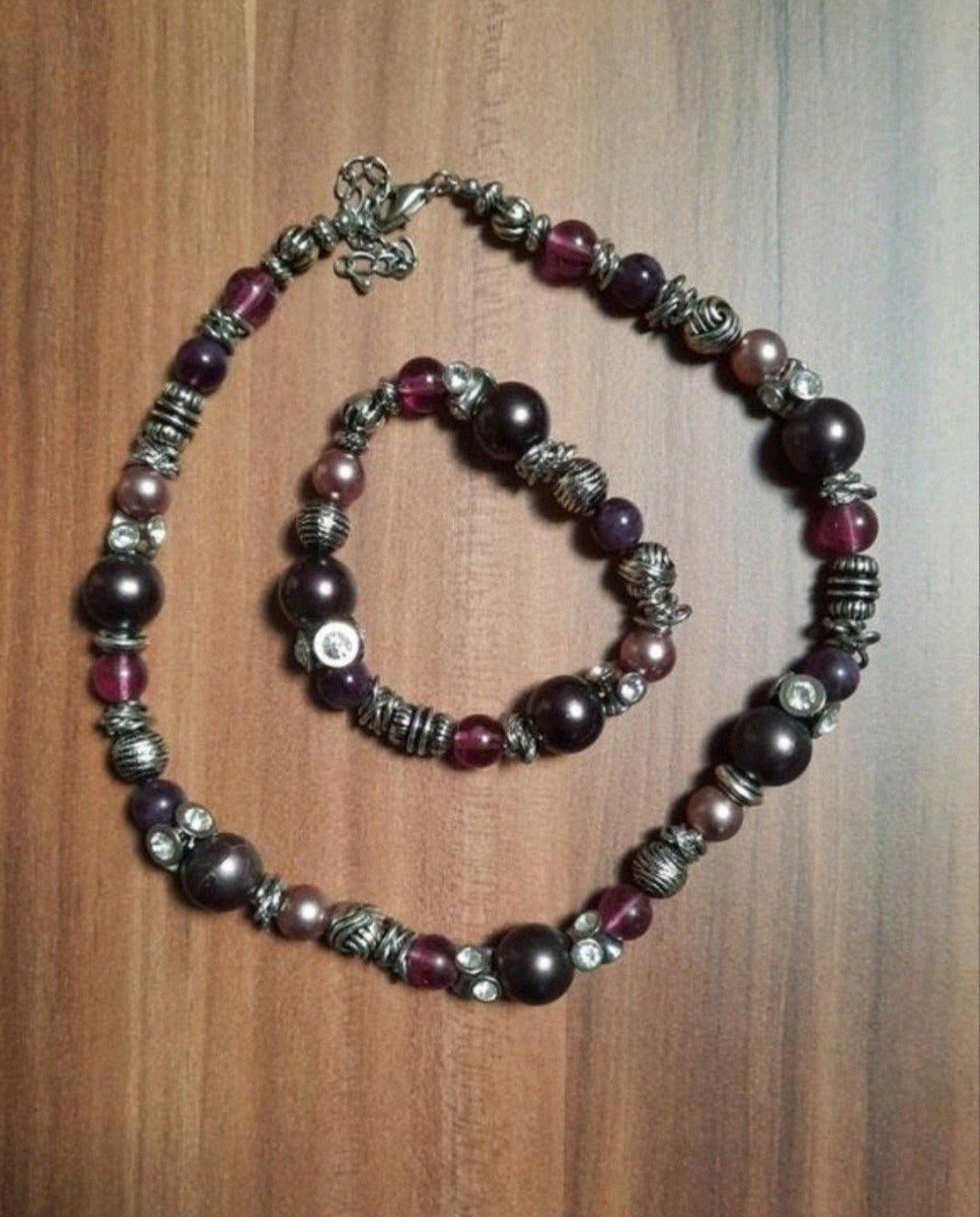 Halsketting met bijpassende armband, Ophalen of Verzenden