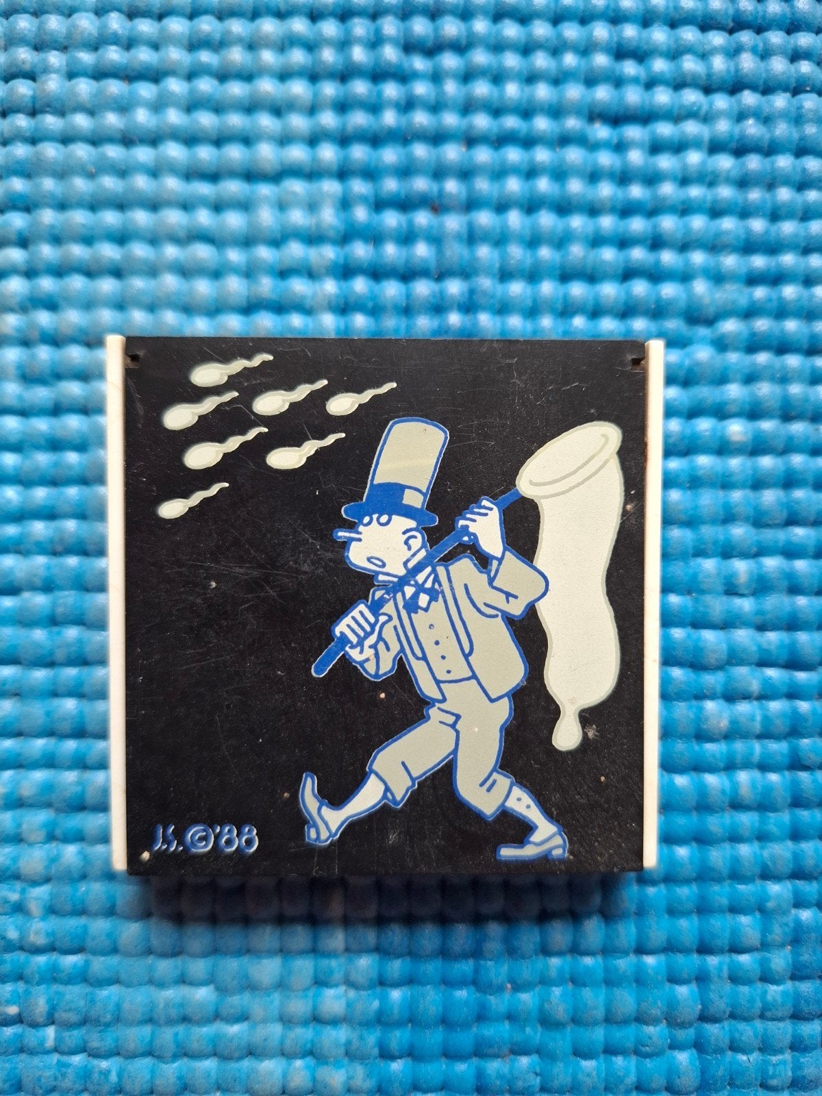 Condoo'mhouder Joost Swarte - Bi-Box 1987, Ophalen of Verzenden, Gebruikt, Beeldje of Figuurtje