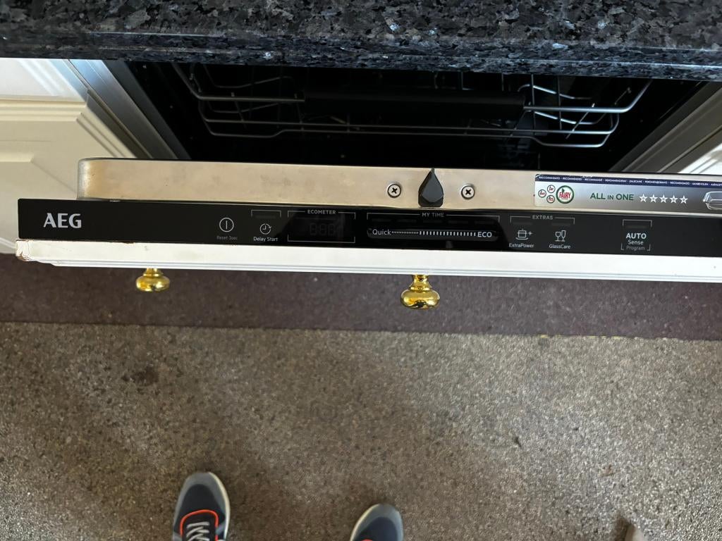 Vaatwasser AEG GHE613CB4, Witgoed en Apparatuur, Vaatwasmachines, Ophalen, Minder dan 85 cm, Zo goed als nieuw, Inbouw