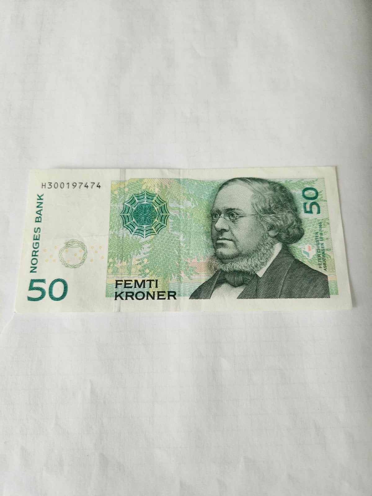 50 Noorwegen kronen, Ophalen of Verzenden, Overige landen, Los biljet
