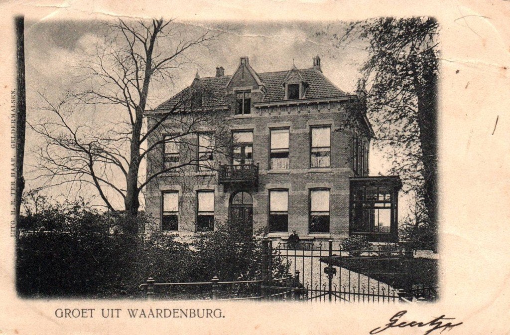 Ansichtkaart Waardenburg, Ophalen of Verzenden, Gelderland