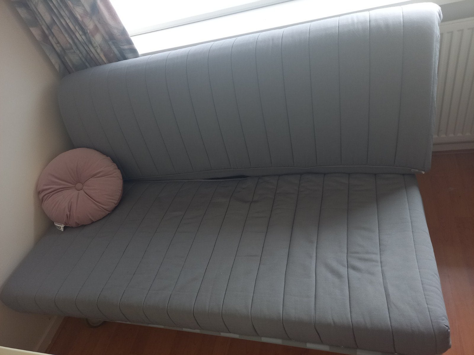 Ikea Beddinge slaapbank - Grijs, Huis en Inrichting, Ophalen, Gebruikt, Tweepersoons, 200 cm