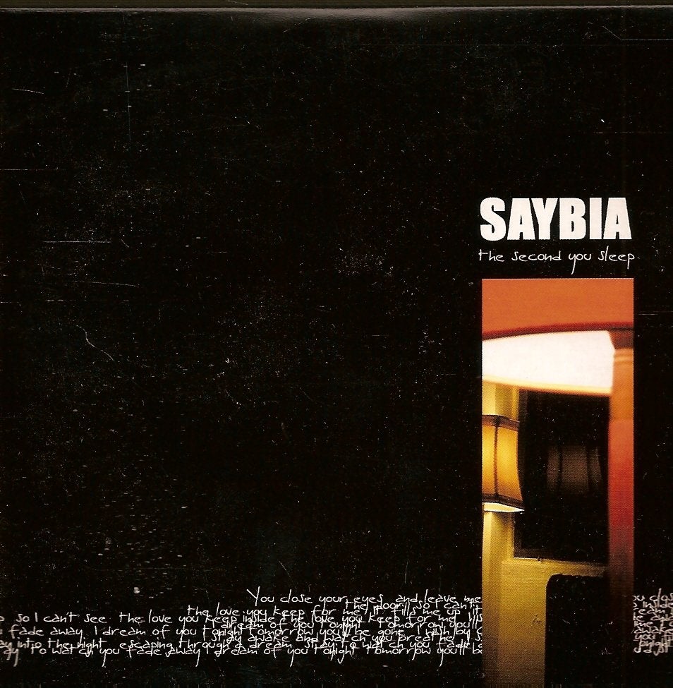 Saybia - The second you sleep, Ophalen of Verzenden, Nieuw in verpakking, Pop