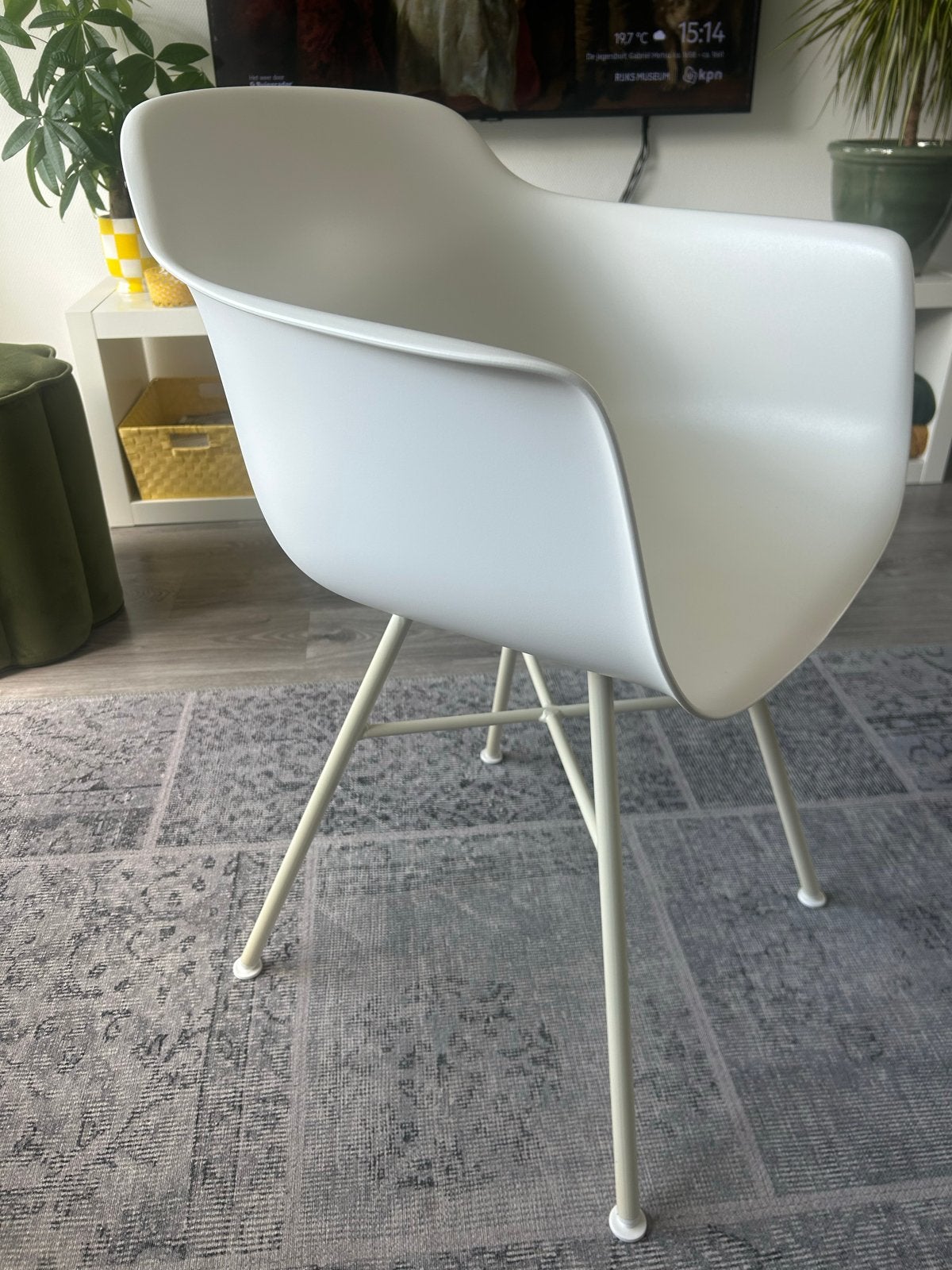 Twee kuipstoelen in goede staat - Ophalen in Vlaardingen, Ophalen, Kunststof, Gebruikt, Twee