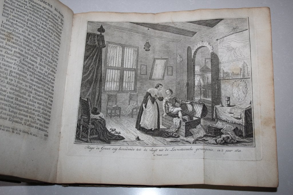 Vaderlandsche Historie, tiende deel (o.a. Hugo de Groot), Ophalen of Verzenden