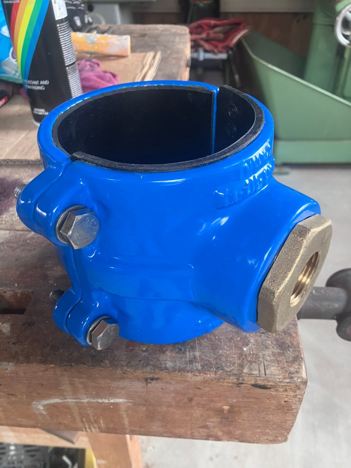 Aanboorzadel koppeling 110 naar 2” Waterleiding etc Aanboor, Ophalen of Verzenden, Nieuw, Minder dan 50 mm, Rvs
