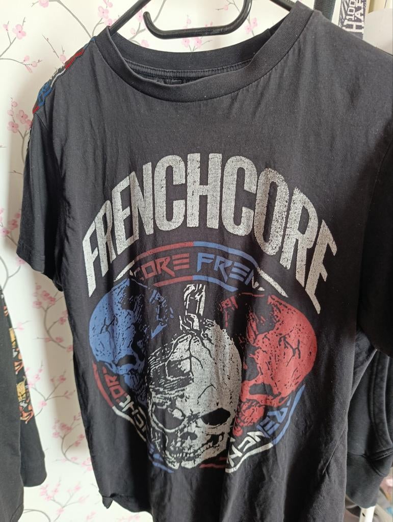 Frenchcore shirt, Kleding | Heren, T-shirts, Ophalen of Verzenden, Gedragen, Maat 46 (S) of kleiner, Zwart