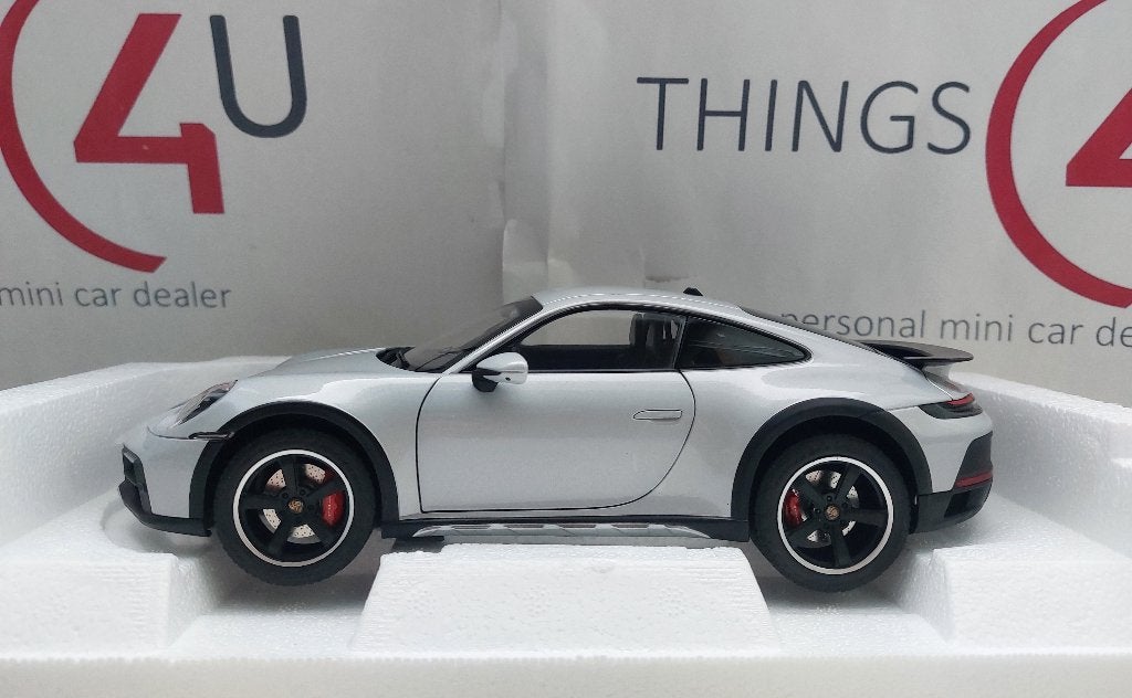 Norev 1:18 Porsche 911 Dakar 2023 ice grey metallic nieuw, Ophalen of Verzenden, Nieuw, Auto, Norev