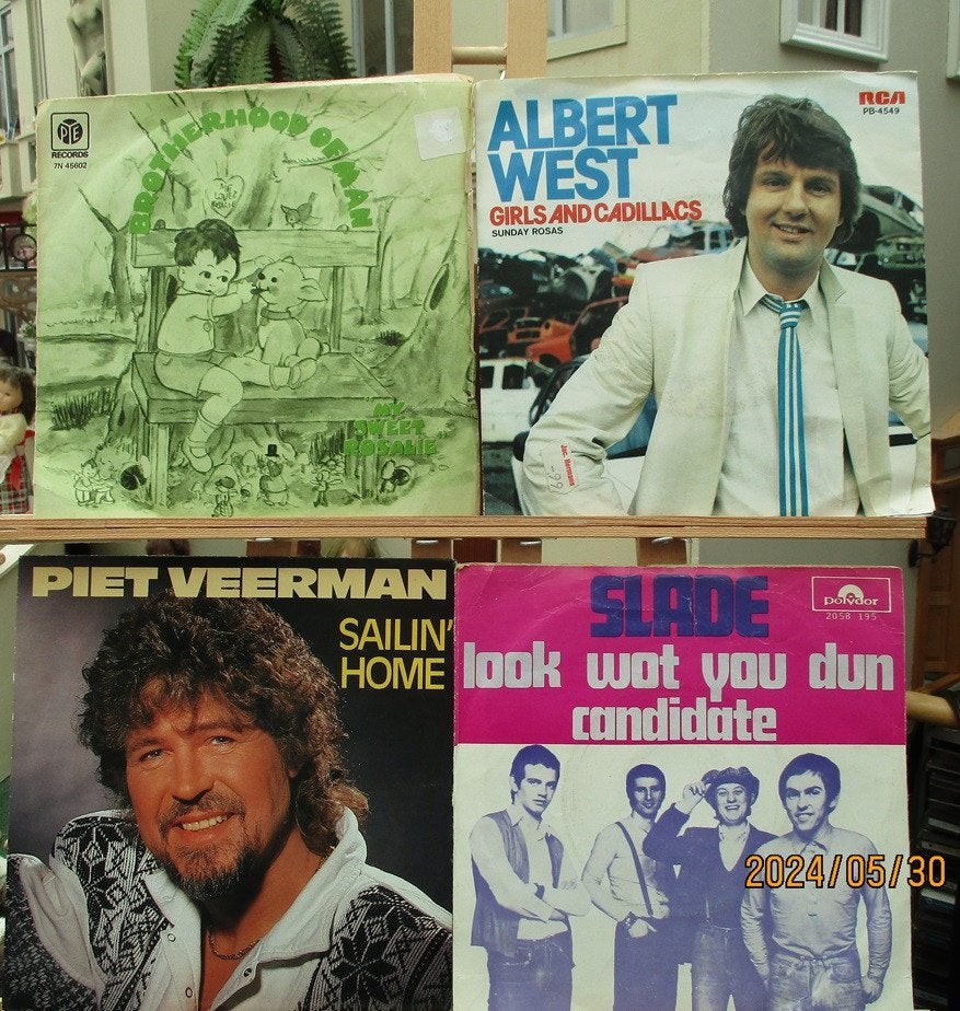 singles bieden, Cd's en Dvd's, Vinyl Singles, Ophalen of Verzenden, Gebruikt, Pop