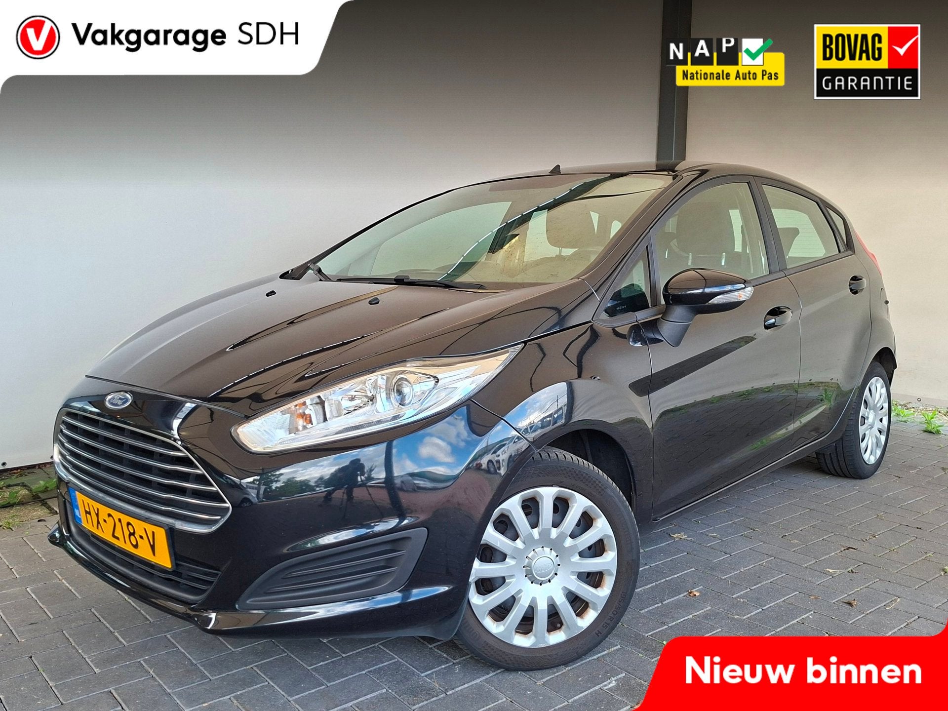 Ford Fiesta 1.0 Style|Airco|5-Deurs|Nette Auto, Auto's, Stof, 525 kg, Verwarmde buitenspiegels, Origineel Nederlands
