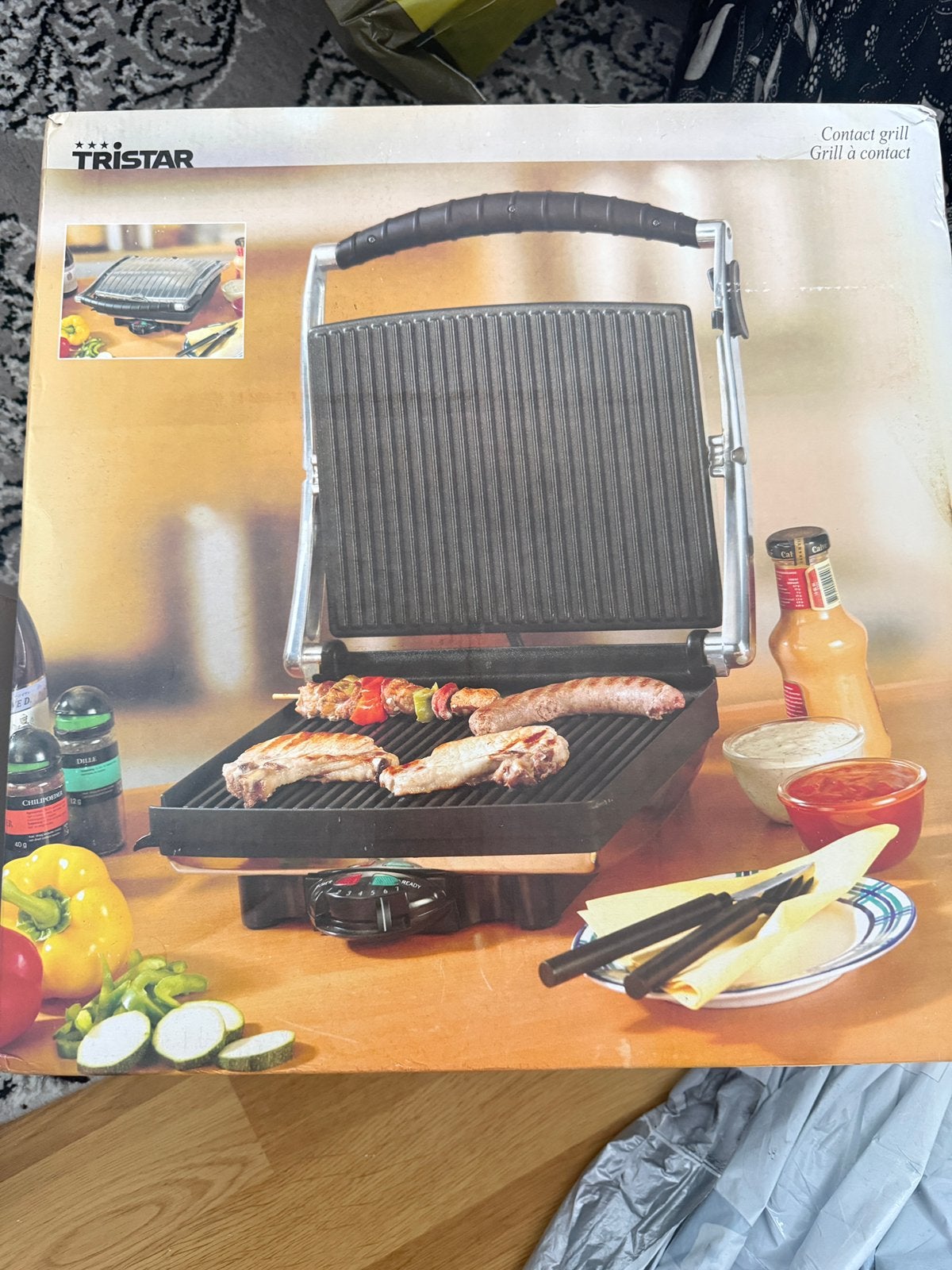 Grill contact grill, Ophalen of Verzenden, Nieuw