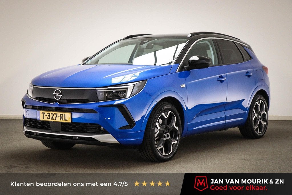 Opel Grandland 1.6 Turbo Plug-In Hybrid Level 3 | SOH 97% |, Automatische klimaatregeling, 4 cilinders, Met garantie (alle), Blauw