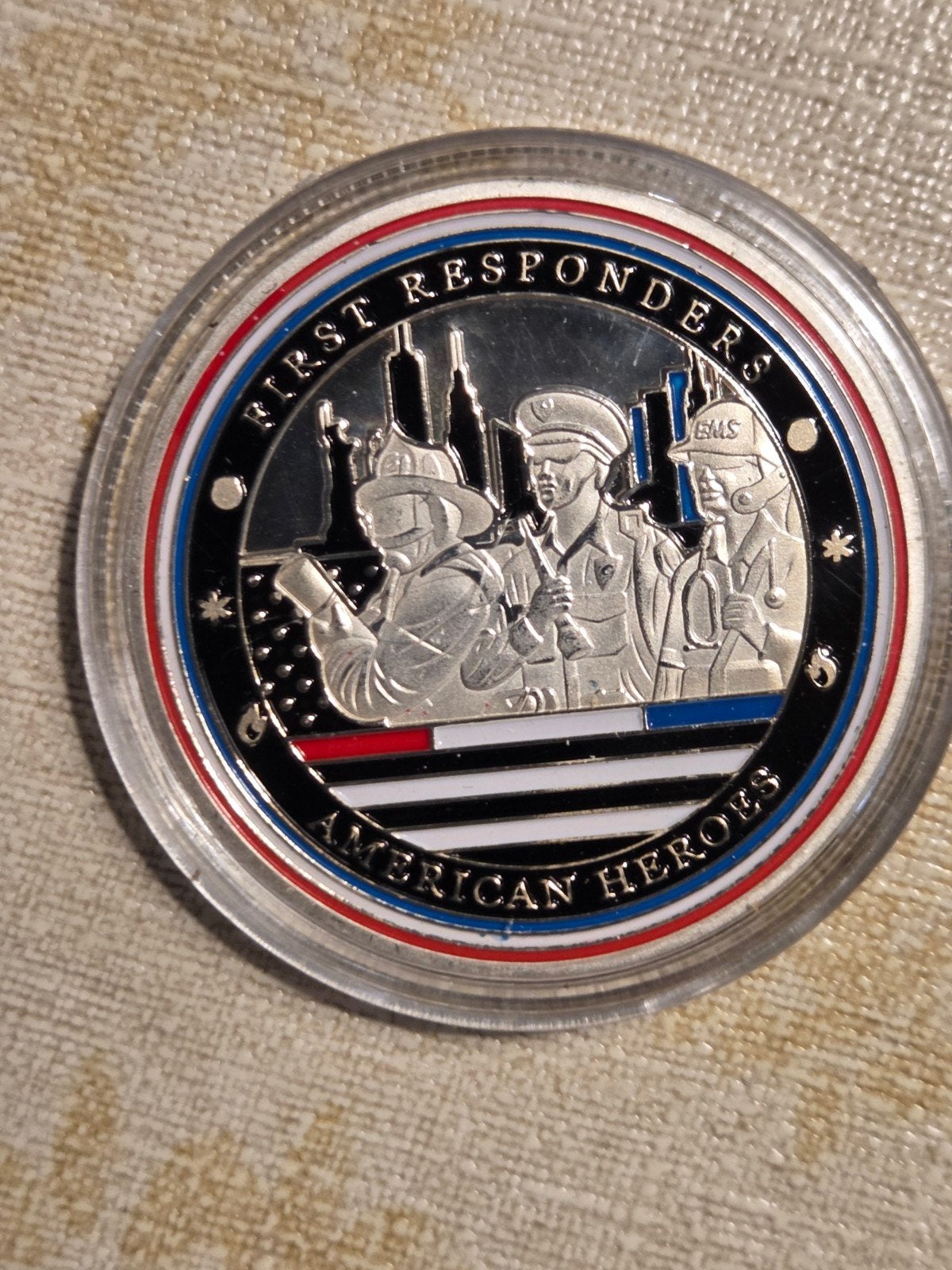 Amerikaanse First Responders Herdenkingsmunt, Ophalen of Verzenden