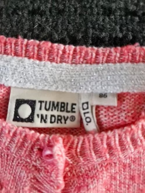 Roze gemêleerd vest Maat 86 h, Kinderen en Baby's, Tumble 'n Dry, Onbekend, Ophalen of Verzenden, Zo goed als nieuw