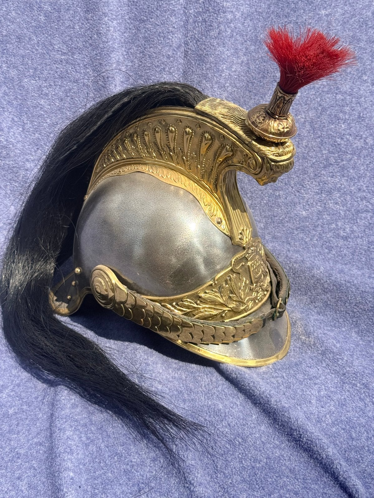 Franse Garde Républicaine à Cheval helm, model 1876, Verzamelen, Militaria | Algemeen, Ophalen of Verzenden, Landmacht, Overige gebieden