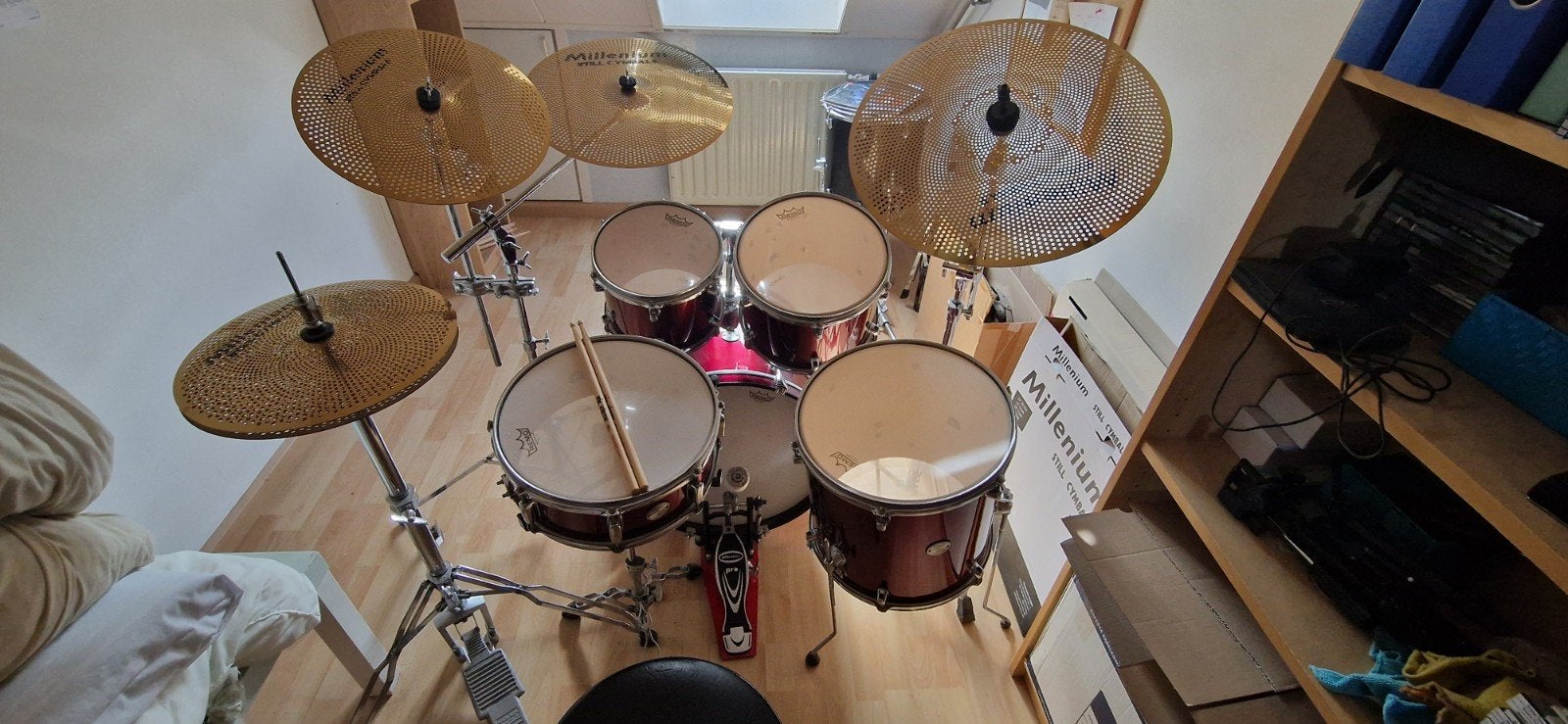 Mapex Voyager Drumstel, over complete Set, Ophalen, Gebruikt, Overige merken