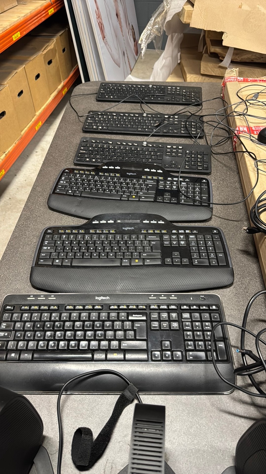 Logitech toetsenborden, Computers en Software, Ophalen of Verzenden, Qwerty, Gebruikt