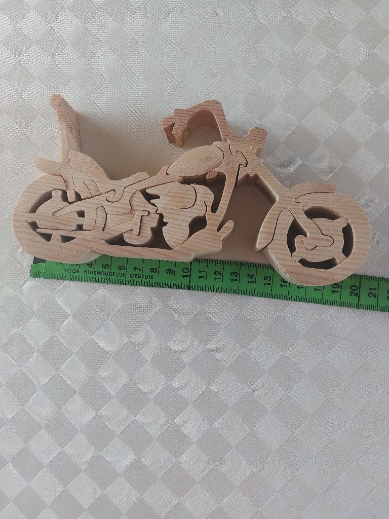 NIEUW, houten motor als puzzel,, Ophalen of Verzenden, Nieuw, Overige typen
