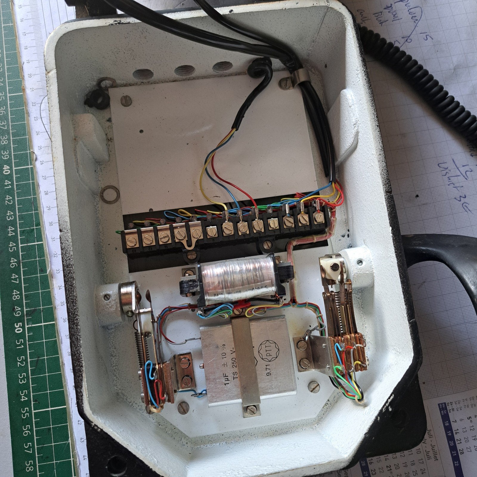 Explosievrije PTT Telefoon - IJzer & Bakeliet, Ophalen of Verzenden, Gebruikt