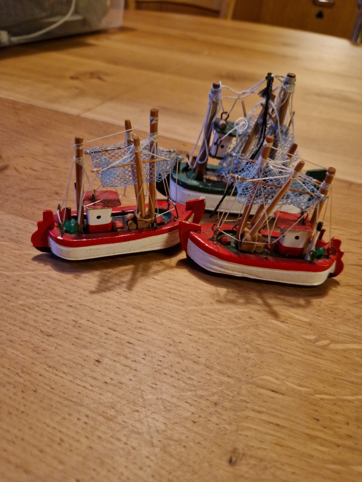 HOUTEN MINIATUUR BOOTJES ⛵️⛵️, Ophalen of Verzenden