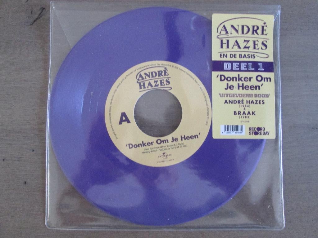 André Hazes ''En de Basis'' Deel 1 ''- Donker Om Je Heen'', Verzenden, Beschermende buitenhoes, 7 inch, Levenslied of Smartlap